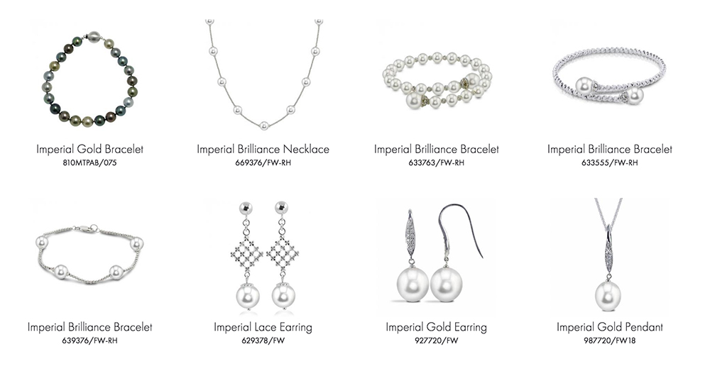 Imperial Pearls jewelry products