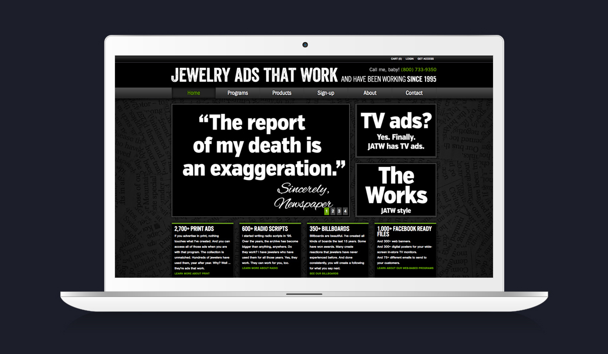 Jewelry Ads That Work Web Design & Branding Portfolio